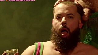 Detailed theater play exploring gay fetishes part 3.