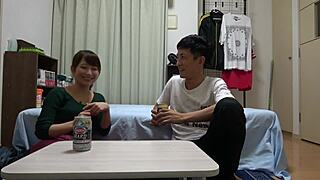 Amateur video of a hot brunette MILF from Belarus with a hidden camera