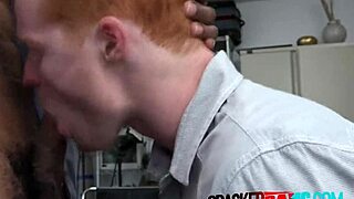 that gay redhead guy got banged hard in the office during the audition