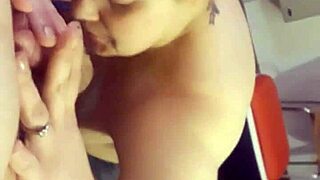 Wife puts in straight work with rimjob for her husband!