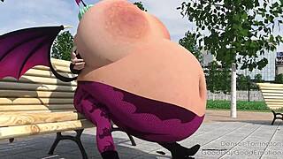 Lilith seeks big revenge on her belly and ass