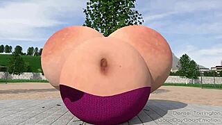 Lilith seeks big revenge on her belly and ass