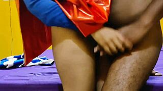 Super-girl visits my house for a homemade session.