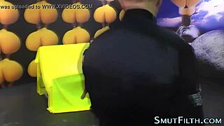 ebony whore gets spunk face group