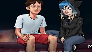 summertimesaga - peeping naked people through binoculars e1 78