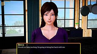 Intense cartoon redhead family homemade action