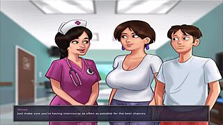 old busty character in summer time saga