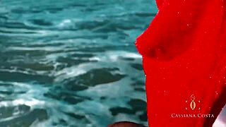 Blonde Brazilian Milf Rides Pussy In Lesbian Cowgirl