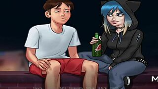 summertimesaga - peeping naked people through binoculars e1 78