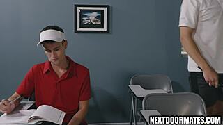 Do cute gay boys play tennis before anal fucking?