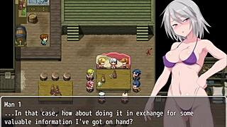 Grace explores the labyrinth town in part 3 of the anime game 😊