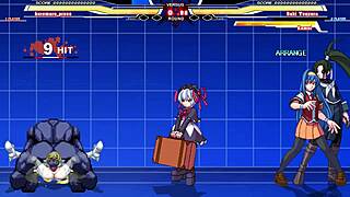 Kuromaru battles arcana heart in epic fight