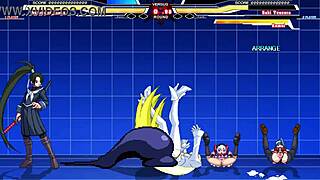 Kuromaru battles arcana heart in epic fight