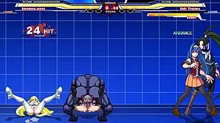 Kuromaru battles arcana heart in epic fight