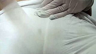 Specific punishment involving spanking and pussy in white pants