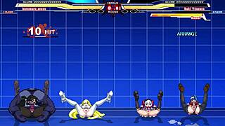 Kuromaru battles arcana heart in epic fight
