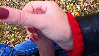 Caught! Cute Teen Nata Sweet Jerks Me Off!