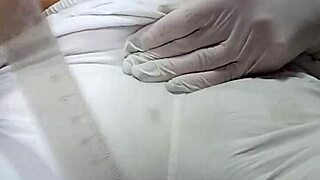 Specific punishment involving spanking and pussy in white pants