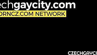 cute gay couple starts with blowjob before fucking