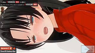 Uncensored Japanese Hentai Rin Experiences First Anal Assfucking