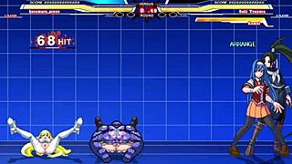 Kuromaru battles arcana heart in epic fight