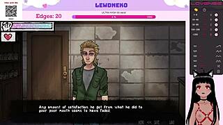 Vtuber Lewdneko's erotic journey through the Lover's Trophy: Wades Route