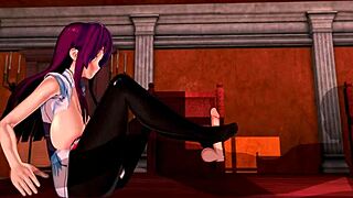 Horny Indian Hentai Babe Squirts