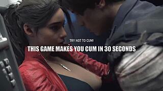 Big tits milf in lingerie enjoys group sex in hentai