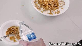 Teen Stepsis Pussy Drips Cum After Hardcore Bang