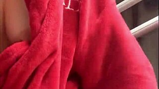 Milf Girlfriend Teases with Curvy Body Outdoors