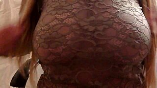 Teen amateur Depravedminx shows boobs in see-through sweatshirt at university