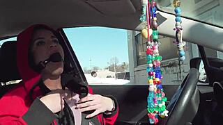 driving around while ball gagged