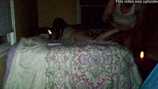 Step Daddy and Mommy getting wild with deepthroat!