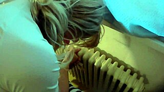 Sweet crossdressing bitch endures rough fisting in destroyed gaping cunt