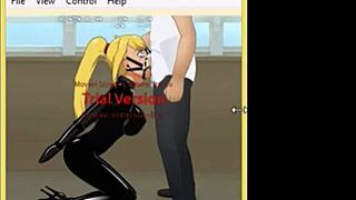 Good deepthroat in BDSM session with intense bondage and domination