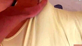 I'm finally with my stepsister with big ass and natural tits