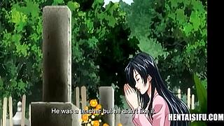 Busty sex addict discovers legendary dick from ancestral tales in hentai.