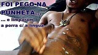 Feeling Intense Pleasure As She Cleans My Cum