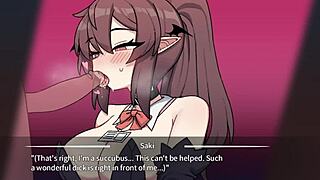 Corporate succubus blows bound