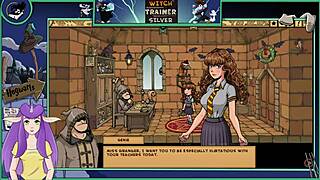 Witch trainer silver part 19 in anime game