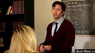 Pretty Stepsister Gets Drilled in Cowgirl and Multiple Poses by Her Lover