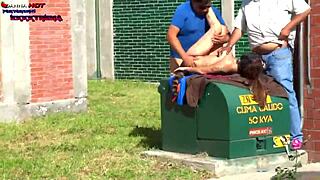 danna hot interacts with two guys on the street part 3