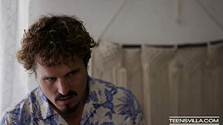 reality teen 18+ gets blowjob and hardcore ass fucking