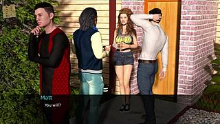 Nursing back to pleasure in hentai game