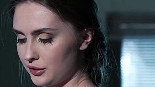 European babe enjoys a relaxing fingering session.