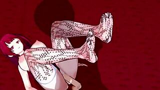 3D hentai huge ass and tits explode in orgasm!