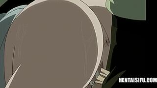 Busty sex addict discovers legendary dick from ancestral tales in hentai.