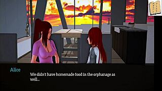 Cartoon Brunette and Redhead Engage in Erotic Ass Play