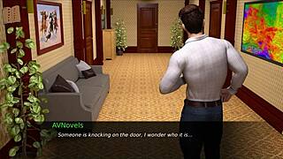 Nursing back to pleasure in hentai game