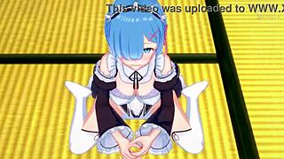 i love rem guiding my handjob in re zero